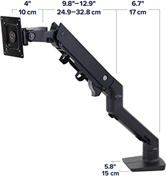 Photo 1 of SEE NOTES****
Ergotron – HX Single Ultrawide Monitor Arm with HD Pivot- white