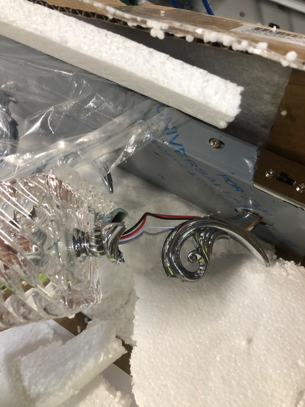Photo 1 of *PARTS* ZHLWIN Modern Chrome Crystal Bathroom Vanity Light