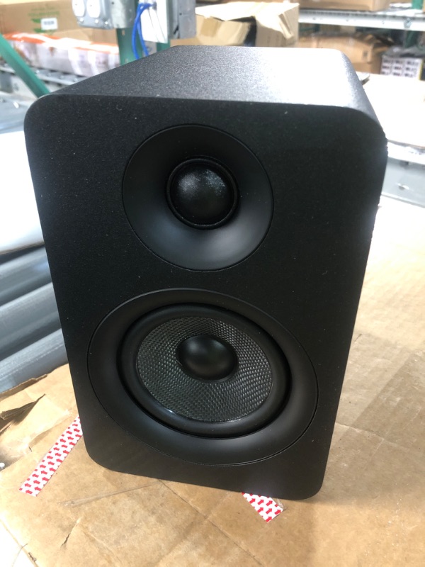 Photo 1 of Kanto YUP4 Passive Bookshelf Speakers with 1 Silk Dome Tweeter and 4 Kevlar Woofer - Pair (Black)