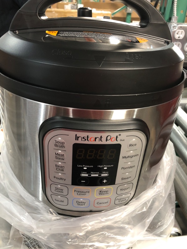 Photo 3 of * damaged * Instant Pot Duo 7-in-1 Electric Pressure Cooker, Slow Cooker, Rice Cooker, Steamer, Sauté, Yogurt Maker, Warmer & Sterilizer