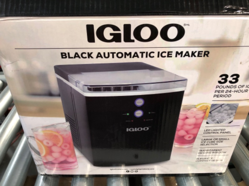 Photo 3 of ** PARTS ONLY ** Igloo Large-Capacity Automatic Portable Electric Countertop Ice Maker Machine