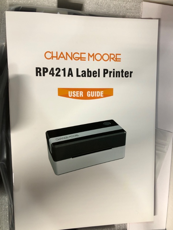 Photo 3 of Thermal Label Printer, RP421A 150mm/s Label Maker, 203DPI Label Makers, 4x6 Laber Machine