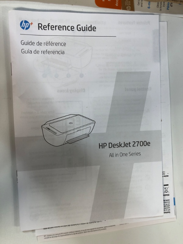 Photo 3 of HP DeskJet 2755 Wireless All-in-One Printer