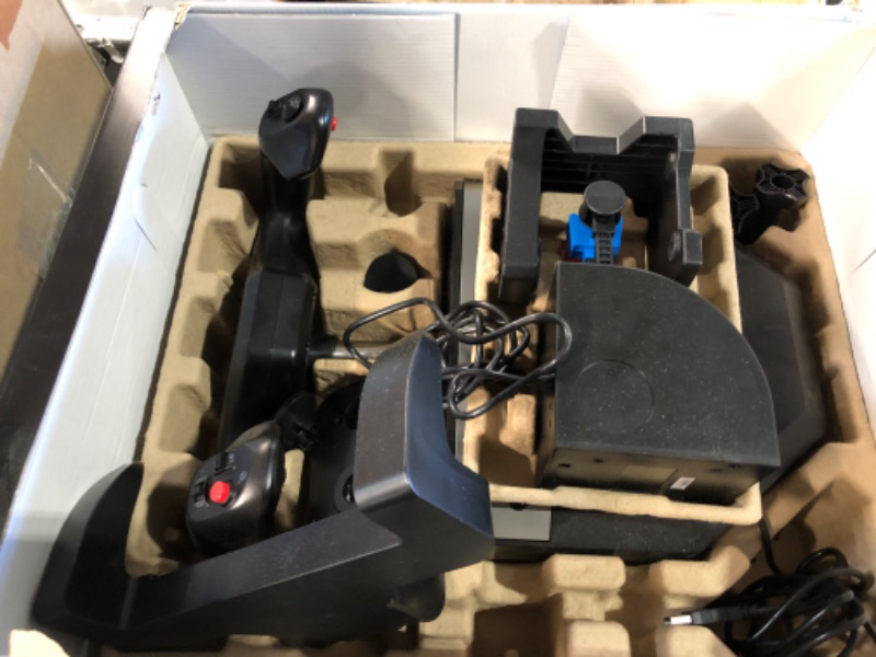 Photo 1 of Logitech G PRO Flight Yoke System, Professional Simulation Yoke and Throttle Quadrant, 3 Modes, 75 Programmable Controls,
