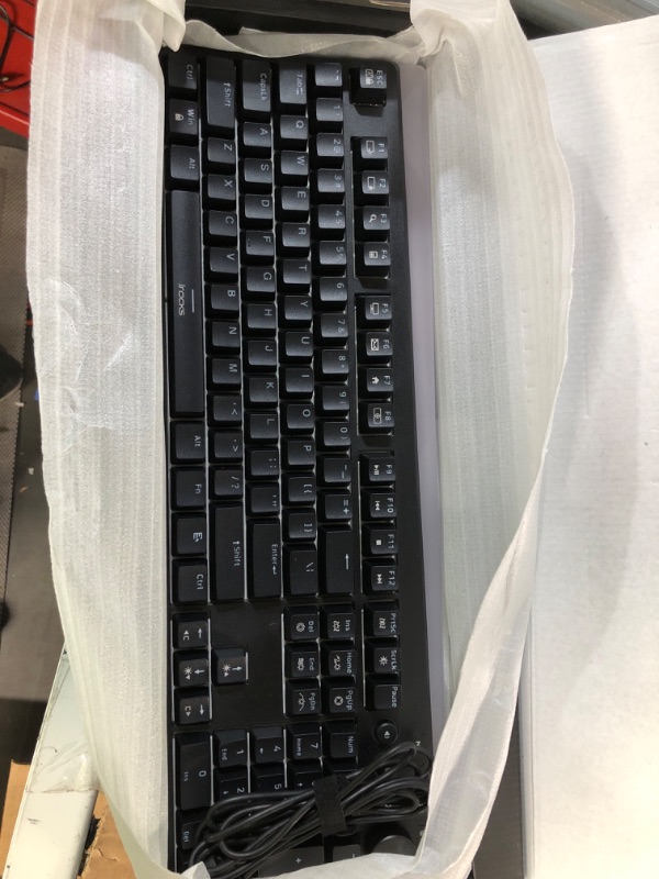 Photo 2 of ***KEYBOARD ONLY*** i-rocks Combo?Blue switches K71M RGB Mechanical Gaming Keyboard (Black) 