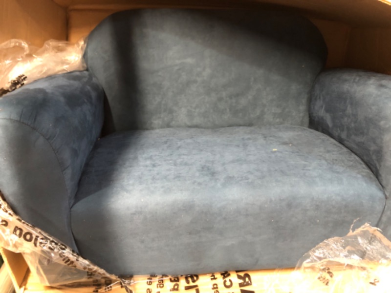 Photo 4 of [USED] Keet Roundy Denim Childrens Sofa Blue