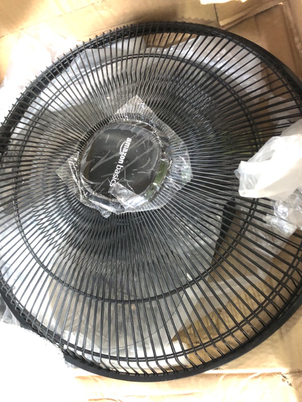 Photo 5 of Amazon Basics Oscillating Dual Blade Standing Pedestal Fan **LOOKS NEW** *TURNS ON*