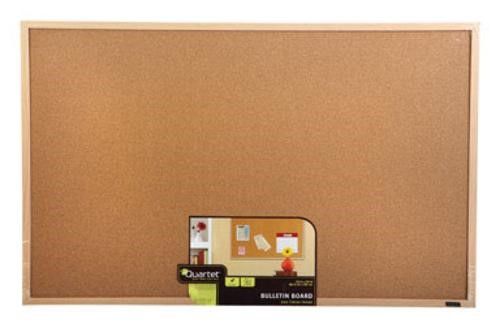 Photo 1 of Quartet Cork Bulletin Board 23 X 35 Oak Finish Frame 