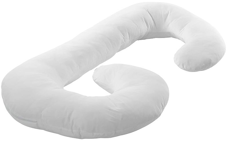 Photo 1 of  Pillow for Pregnancy, Maternity, Support and Comfortable Sleep - White