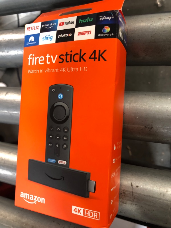 Photo 2 of Fire TV Stick 4K, brilliant 4K streaming quality, TV and smart home controls, free and live TV