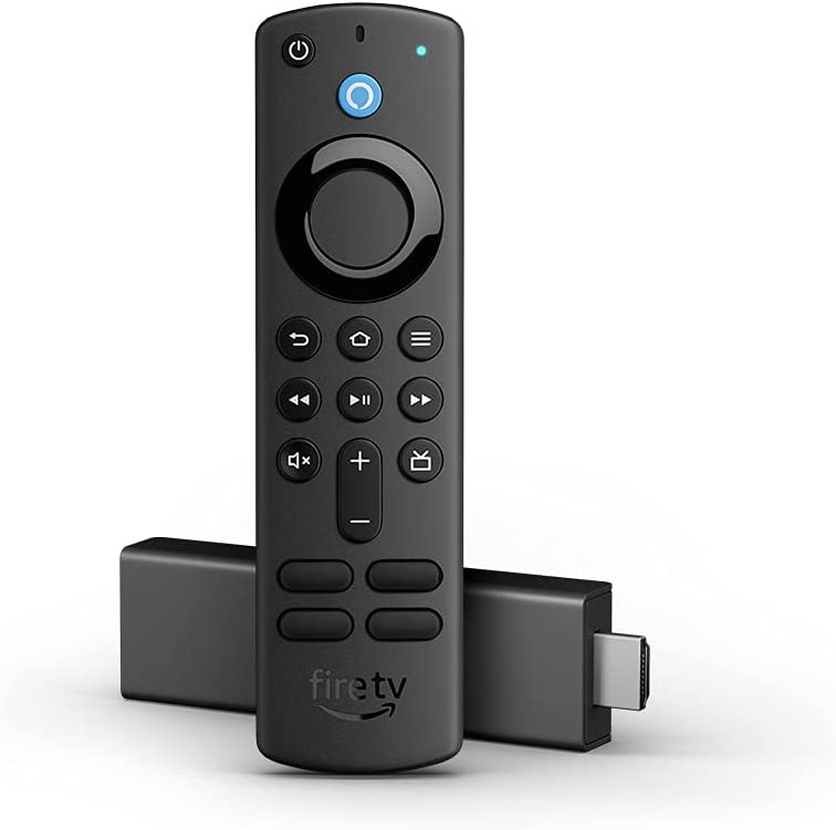 Photo 1 of Fire TV Stick 4K, brilliant 4K streaming quality, TV and smart home controls, free and live TV