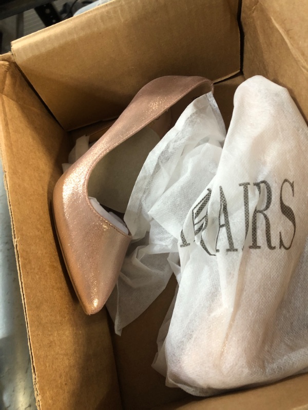 Photo 2 of DREAM PAIRS Women's Heels Pump Shoes 7 Champagne Pearl