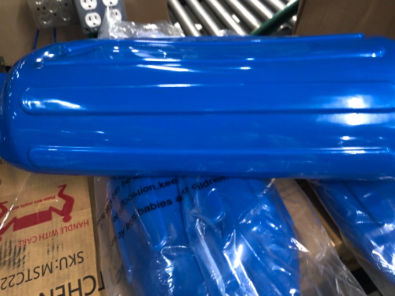 Photo 6 of  Ribbed Twin Eyes Boat Fender Pack of 4  (Blue,8.5 x 27 inches) **LOOKS BRAND NEW**