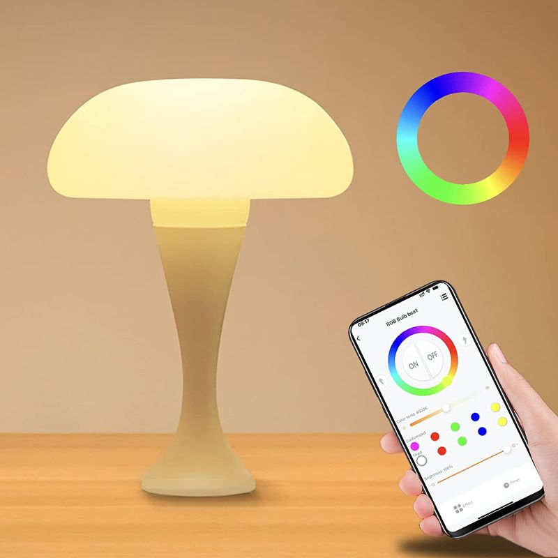 Photo 1 of Unfusne RGB Color Changing Mushroom Lamp  ***NOT TESTED*** **LOOKS BRAND NEW**