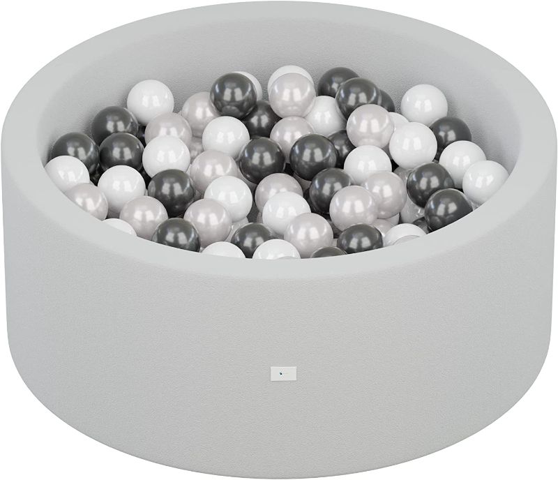 Photo 1 of GENERIC BALL PIT- GREY FOAM PIT WITH NEUTRAL BALL ASSORTMENT