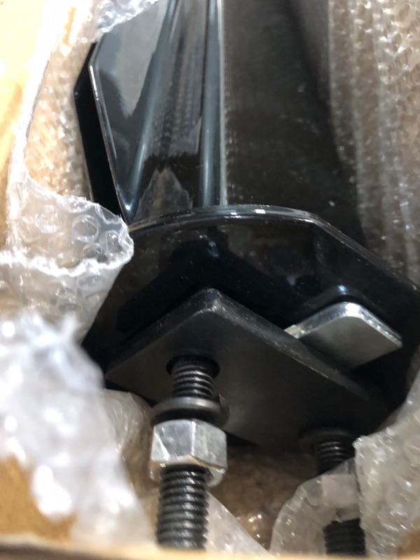 Photo 1 of TBOZZ Black Straight Spring Loaded Mud Flap Hanger 2.5" Bolt Spacing,30" Length