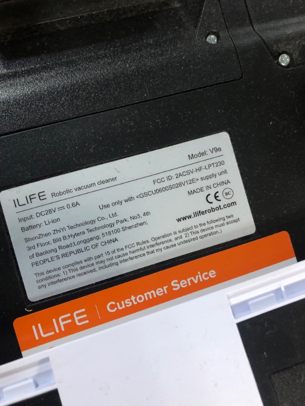 Photo 4 of *SEE NOTES* ILIFE V9e Robot Vacuum Cleaner