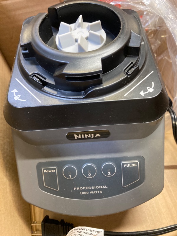 Photo 1 of Ninja NJ601AMZ Professional Blender with 1000-Watt Motor & 72 oz Dishwasher-Safe Total Crushing Pitcher for Smoothies, Shakes & Frozen Drinks, Black
