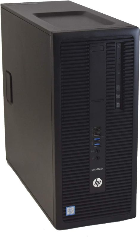 Photo 1 of HP EliteDesk 800 G2 Business Desktop Mini Tower, Intel Core i5 6500 3.2Ghz, 16GB DDR4 RAM, 512GB SSD Hard Drive, Windows 10 Pro (Renewed)
