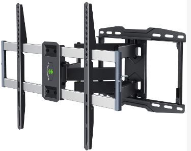 Photo 1 of USX MOUNT Full Range Indoor Outdoor TV Mount up to 132lbs Full Motion Weatherproof TV Wall Mount for 37-70 inch TVs Swivel Articulating, Max VESA 600x400mm, All -Weather Durability Easy Installation