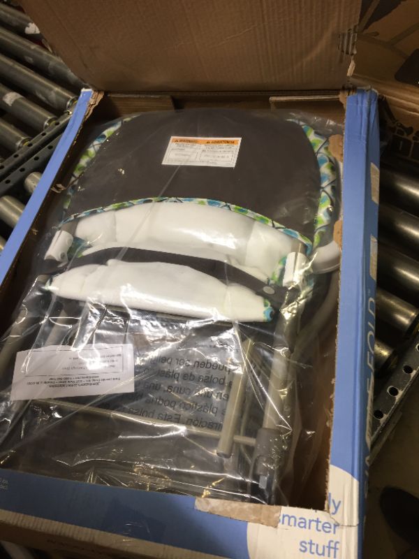Photo 1 of Cosco Simple Fold High Chair with 3-Position Tray (Elephant Squares)
