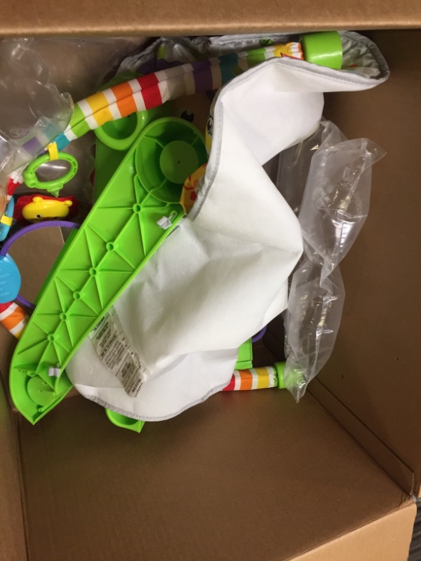 Photo 1 of Fisher-Price Deluxe Kick 'n Play Piano Gym, Green, Gender Neutral, 1 Count (Pack of 1) (Frustration Free Packaging) Kick 'n Play Piano - Frustration Free Packaging