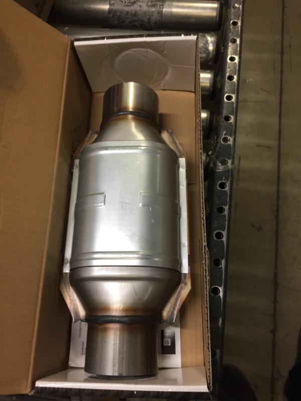 Photo 2 of AUTOSAVER88 3" Inlet/Outlet Universal Catalytic Converter w/Heat Shield (EPA Compliant)