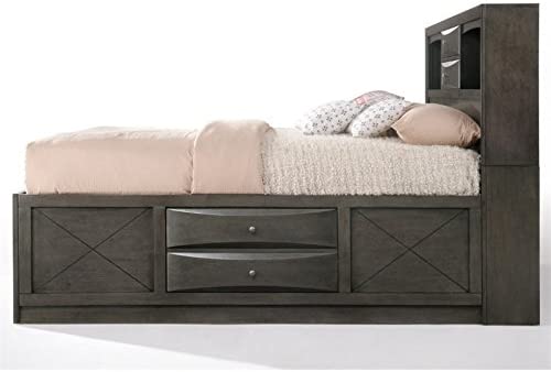 Photo 1 of ACME Furniture Ireland Storage Bed, Queen, Gray Oak
