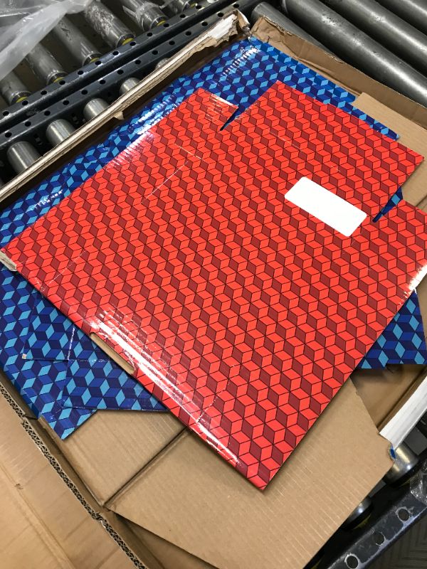 Photo 1 of Storex Corrugated Construction Paper Sorter -- RED BOX HAS RIPS