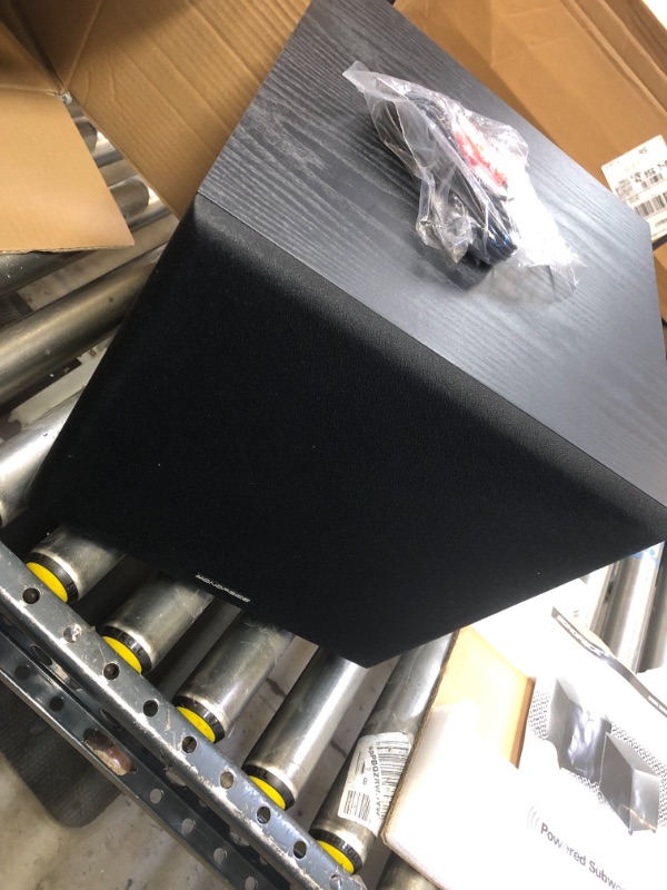 Photo 6 of Monoprice 60-Watt Powered Subwoofer - 8 Inch With Auto-On Function, For Studio And Home Theater Black ******SOLD FOR PARTS ONLY ********************