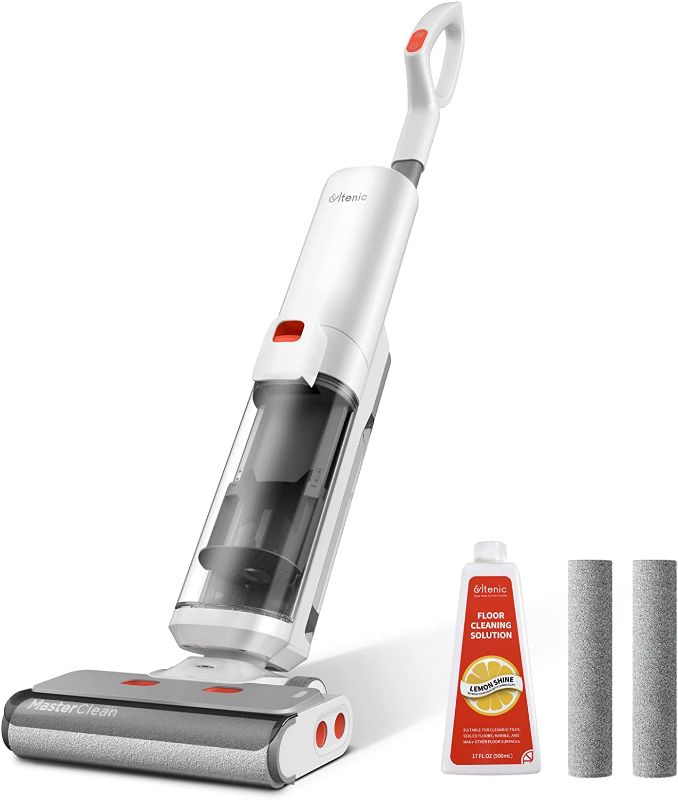 Photo 1 of 
Ultenic Cordless Wet Dry Vacuum Cleaner, AC1 Smart Wet Dry Vac and Mop for Hard Floors, 1L Large Two Water Tanks, Dual Edge Cleaning, 45min Runtime,...