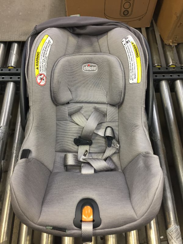 Photo 2 of Chicco OneFit ClearTex All-in-One Car Seat, Rear-Facing Seat for Infants 5-40 lbs *** ITEM HAS DEBRIS FORM PRIOR USE ***