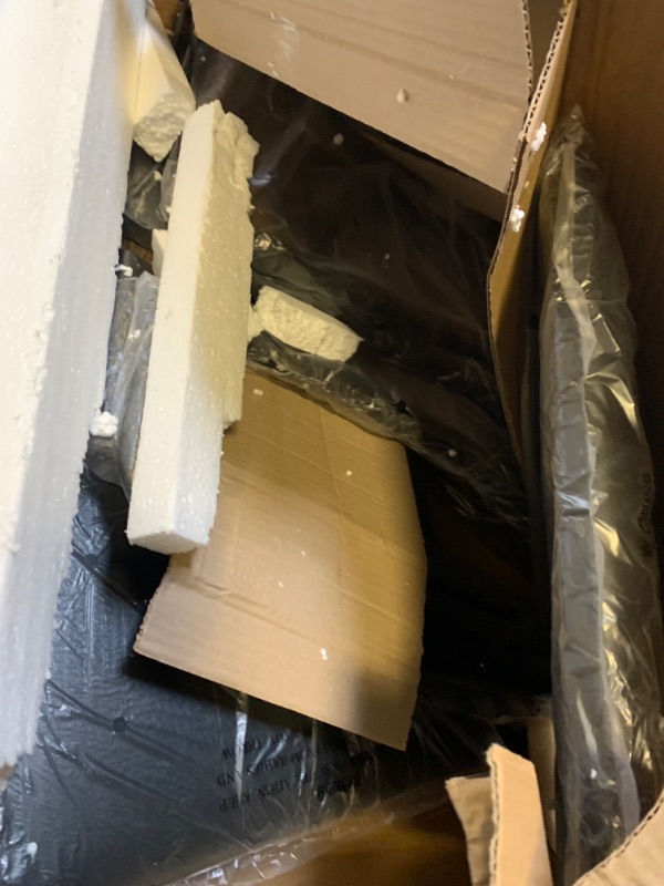 Photo 1 of 27.6 in. L 3-Piece Dining Table 1-Kitchen Table and 2-Chairs Metal and Wood Square Brown Dining Room Table (Set of 2) --- Box Packaging Damaged, Item is New, Missing Parts


