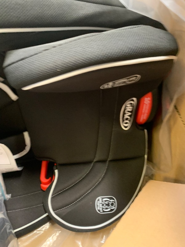 Photo 4 of Graco Atlas 65 2 in 1 Harness Booster Seat | Harness Booster and High Back Booster in One, Glacier , 19x22x25 Inch (Pack of 1)+ --- Box Packaging Damaged, Item is New
