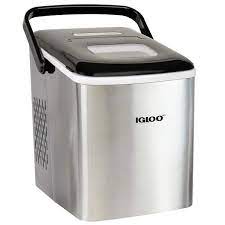 Photo 1 of Igloo 26 Lb Self Cleaning Ice Maker with Carrying Handle --- Box Packaging Damaged, Item is New
