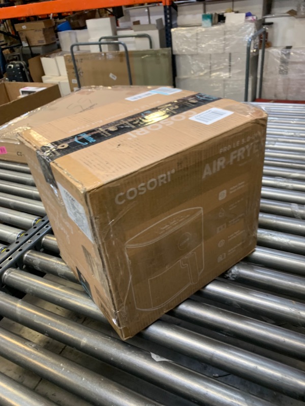 Photo 1 of COSORI Air Fryer, 5 QT, 9-in-1 Airfryer Compact Oilless Small Oven, Dishwasher-Safe, 450? freidora de aire, 30 Exclusive Recipes, Tempered Glass Display, Nonstick Basket, Quiet, Fit for 1-4 People --- Selling for Parts, Item Did Not Turn On, Missing Parts