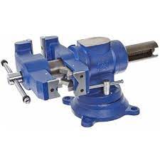 Photo 1 of Yost Model 750-DI 5-1/8 Inch Multi Jaw Rotating Combination Pipe and Bench Vise Swivel Base
