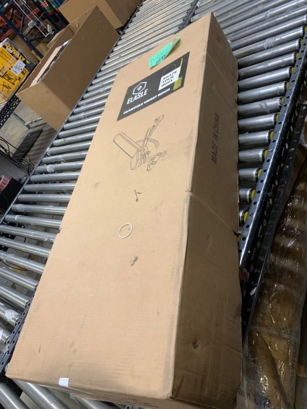 Photo 2 of ELASLE Adjustable Weight Bench - Steel Workout Bench with Flat, Incline, Vertical, Decline Settings for Bench Press, Strength Training, Work Out - Ergonomic Design - Home Gym Equipment --- Box Packaging Damaged, Item is New