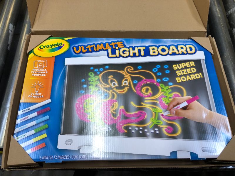 Photo 2 of Crayola Ultimate Light Board for Drawing & Coloring, Kids Light Up Toys and Gifts, Ages 6, 7, 8, 9 White
