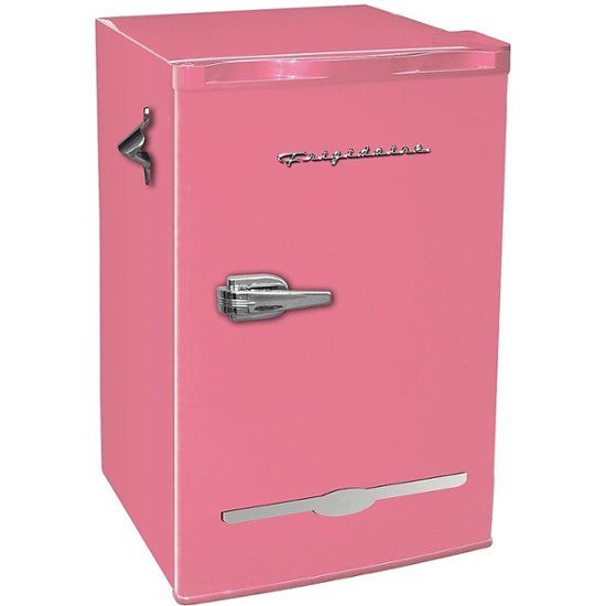 Photo 1 of Frigidaire - Retro 3.2 Cu. Ft. Mini Fridge - Pink
