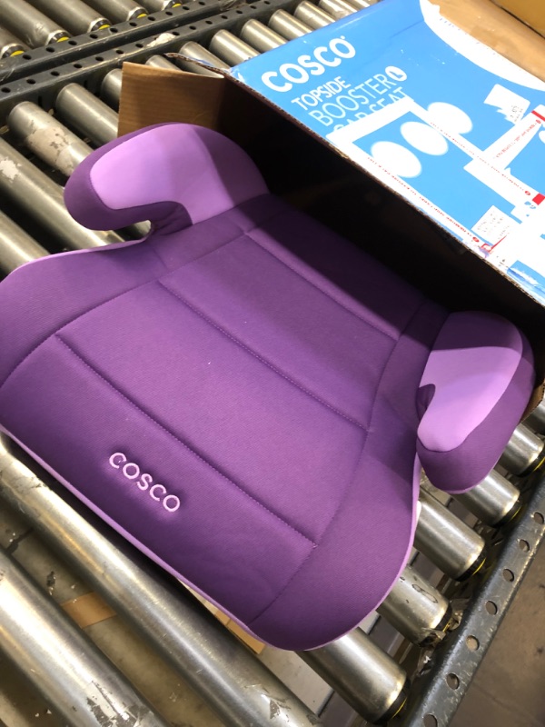 Photo 3 of Cosco Topside Child Safe Belt Positioned Backless Booster Car Seat, Purple Grape