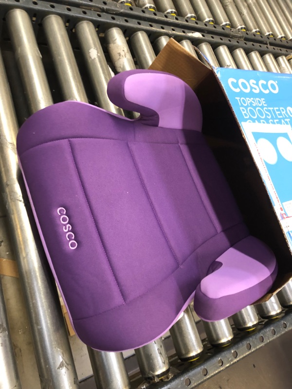 Photo 2 of Cosco Topside Child Safe Belt Positioned Backless Booster Car Seat, Purple Grape
