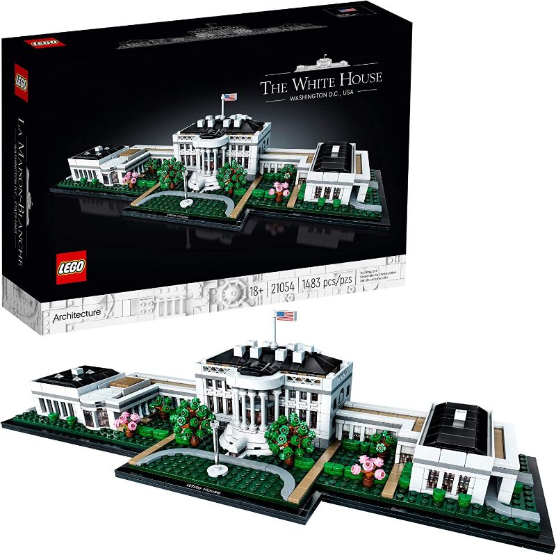 Photo 1 of LEGO Architecture Collection: The White House 21054 Model Building Kit, Creative Building Set for Adults, A Revitalizing DIY Project and Great Gift for Any Hobbyists (1,483 Pieces)
open box - missing pieces
