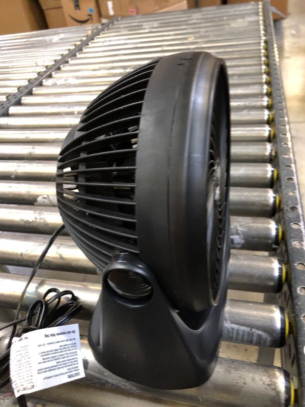 Photo 3 of Amazon Basics 3 Speed Small Room Air Circulator Fan, 7-Inch, Black 7-Inch Air Circulator Fan
