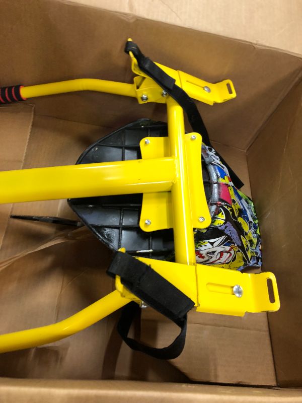Photo 1 of Hiboy HC-01 Hoverboard Kart Seat Attachment Accessory for 6.5" 8" 10" Two Wheel Self Balancing Scooter Yellow