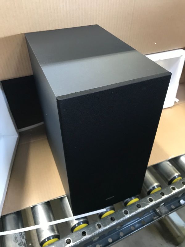 Photo 1 of SAMSUNG HW-B550/ZA 2.1ch Soundbar w/Dolby Audio, DTS Virtual:X, Bass Boosted, Subwoofer Included, Adaptive Sound Lite, Bluetooth Multi Device Connection, Wireless Surround Sound Compatible, 2022 HW-B550 Soundbar -- SOUNDBAR DOES NOT TURN ON / SELL FOR PAR