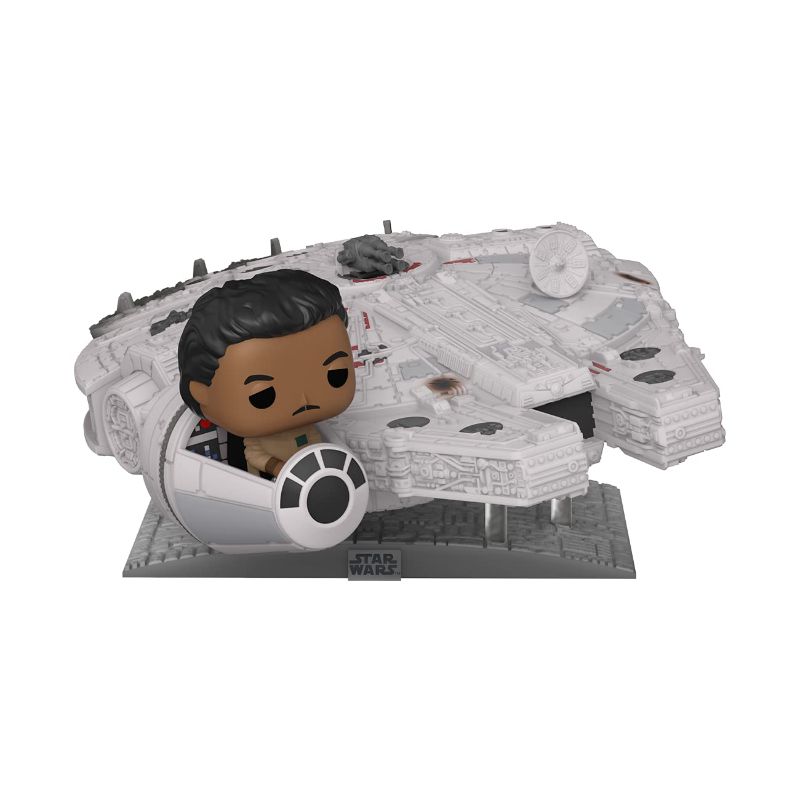 Photo 1 of Funko Pop! Ride Super Deluxe: Star Wars - Lando Calrissian in The Millenium Falcon (Shared Galactic Convention, Amazon Exclusive), Multicolor