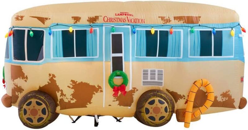 Photo 1 of Gemmy 7.5Ft. Wide Christmas Inflatable National Lampoon's Christmas Vacation Uncle Eddie's RV Indoor/Outdoor Holiday Decoration
