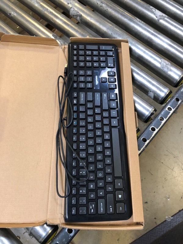 Photo 2 of AmazonBasics Wired Keyboard