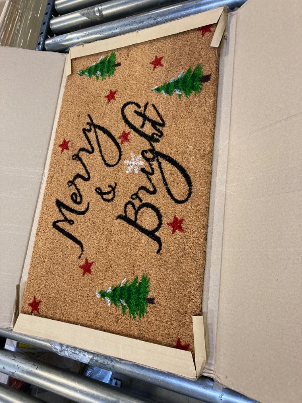 Photo 2 of Calloway Mills 105021729 Yule Doormat, 17" x 29"